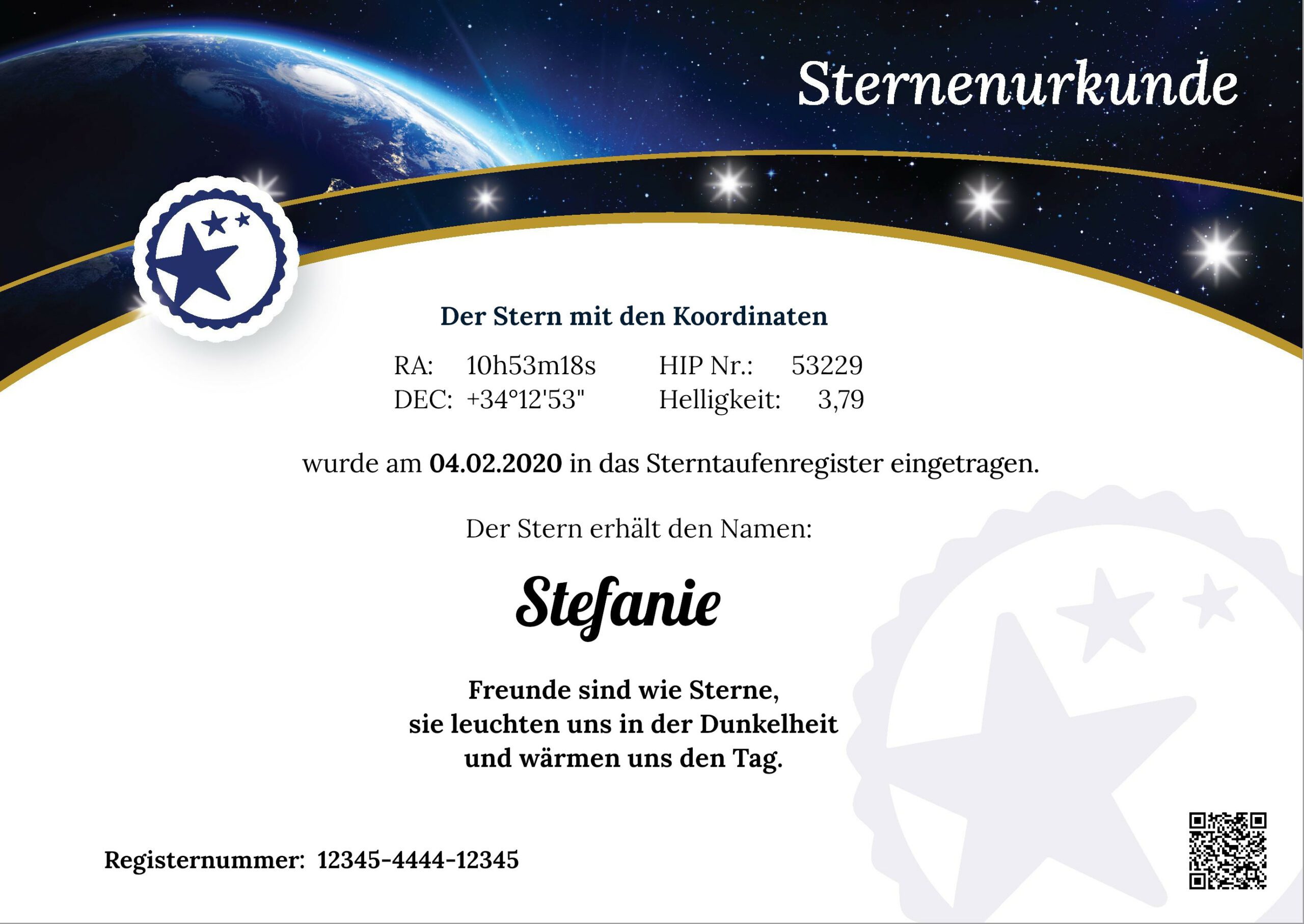 Certyfikat Ziemia
