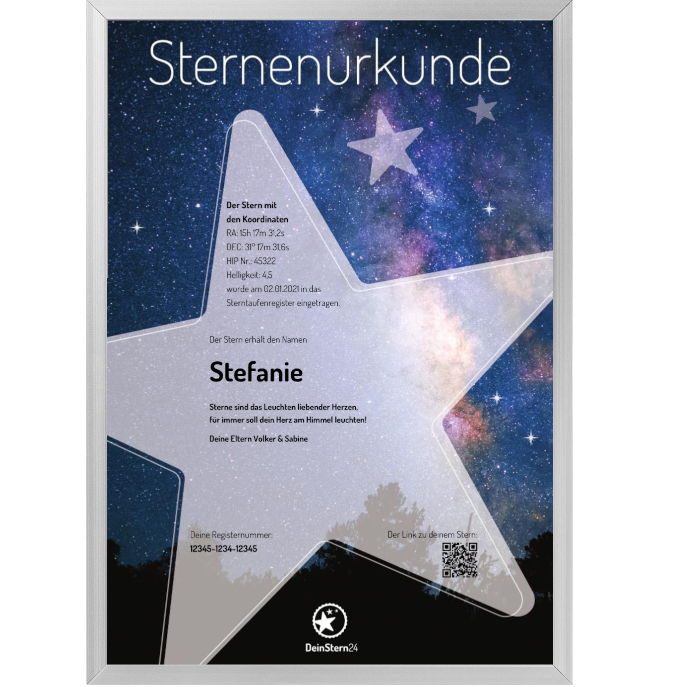 Aluminiowa rama z certyfikatem