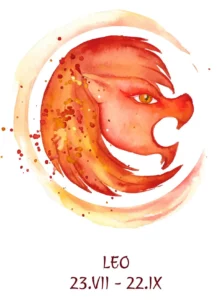 Ręcznie malowany symbol lwa