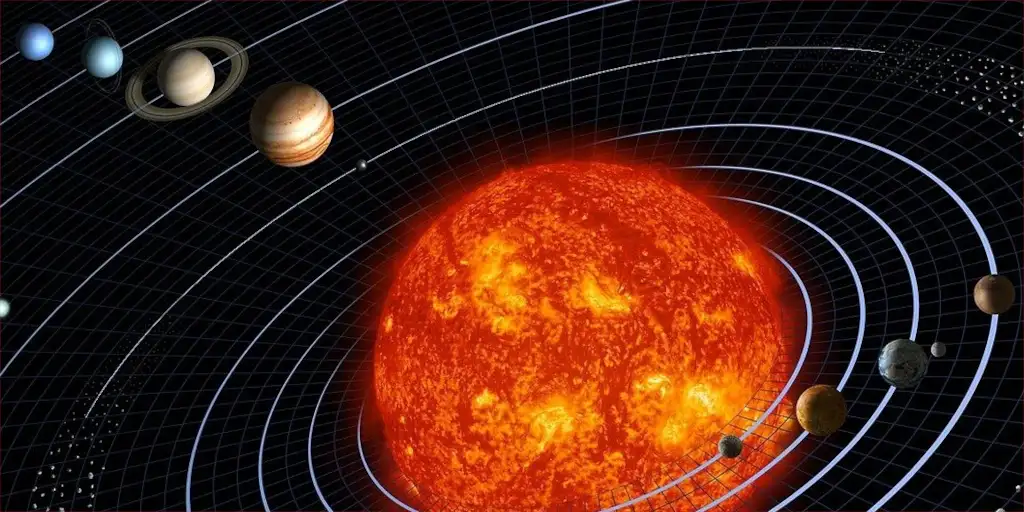 Przedstawienie planet w układzie słonecznym