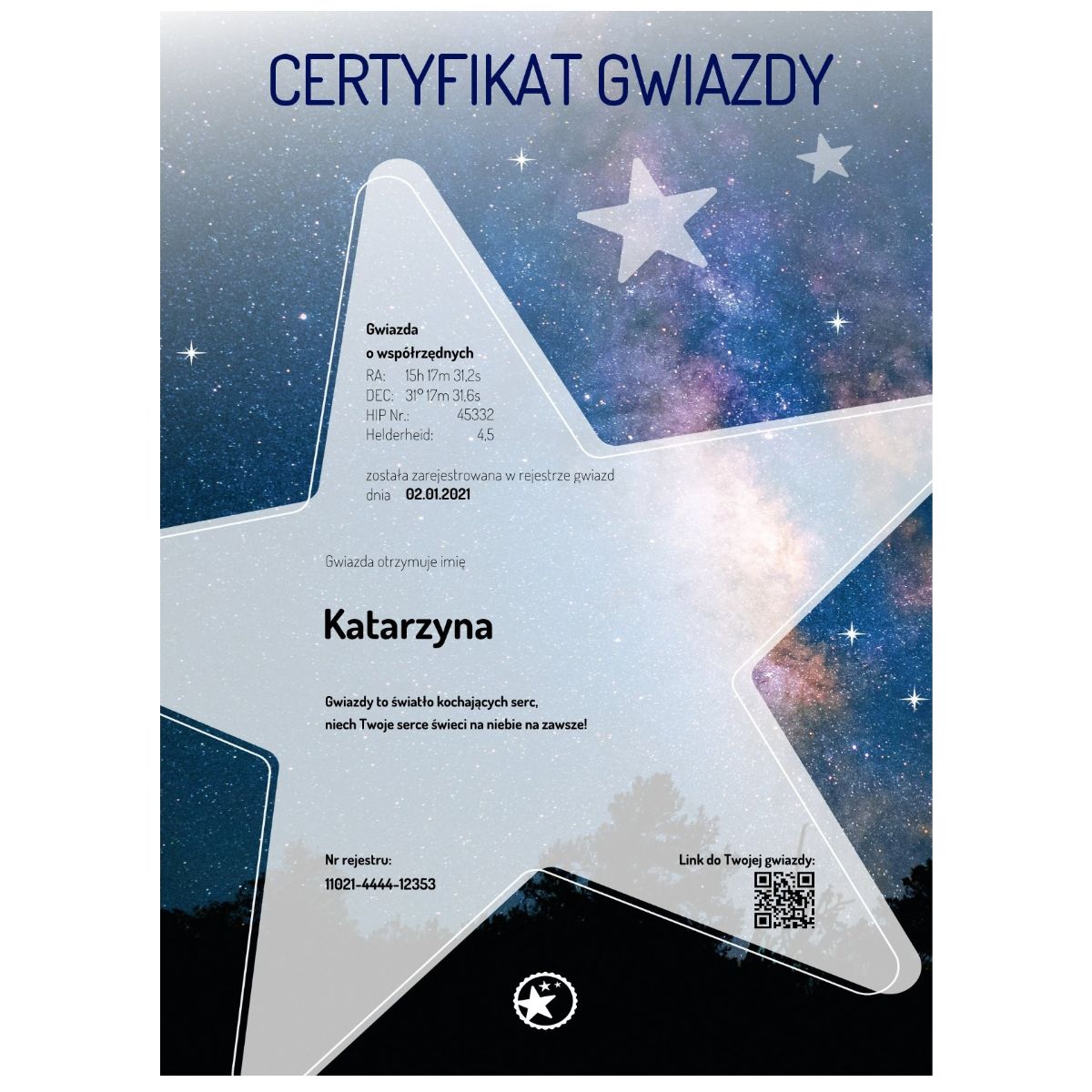 Gwiazda certyfikatu