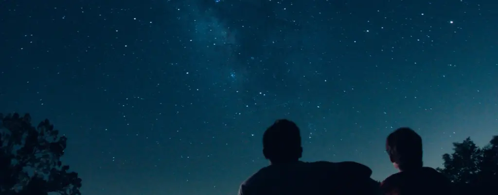 Chrzest gwiazdy Nocne niebo – symbol wieczności